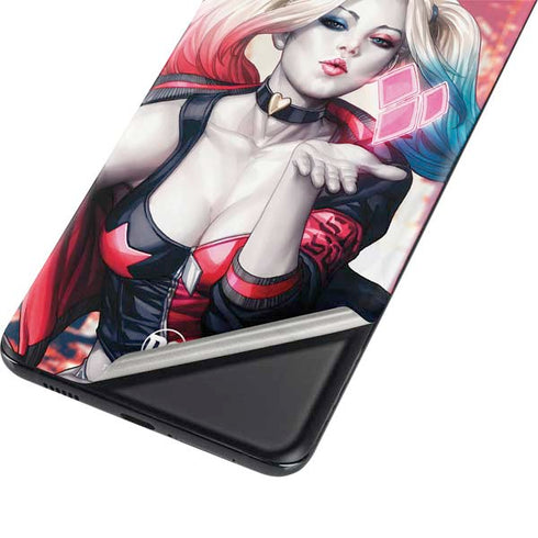 DC Comics Harley Quinn Rebirth Cover #1 Legacy Color Variant Art by Art Germ Galaxy S21 Plus 5G Skin